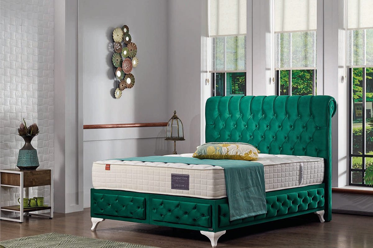 Holiday Gemütliches Bett Holiday mit stilvollem Design für Ihren erholsamen Schlaf.