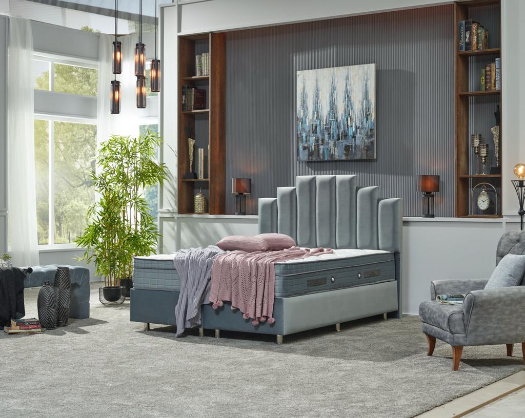 PYYRAMID Gemütliches Bett Pyramid mit stilvollem Design für Ihren erholsamen Schlaf.
