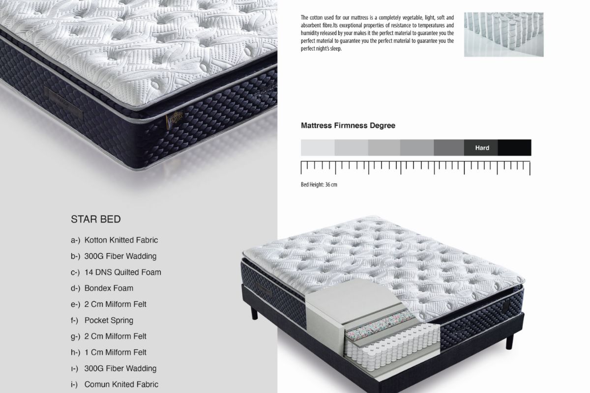 STAR Erleben Sie höchsten Schlafkomfort mit der STAR Matratze.
