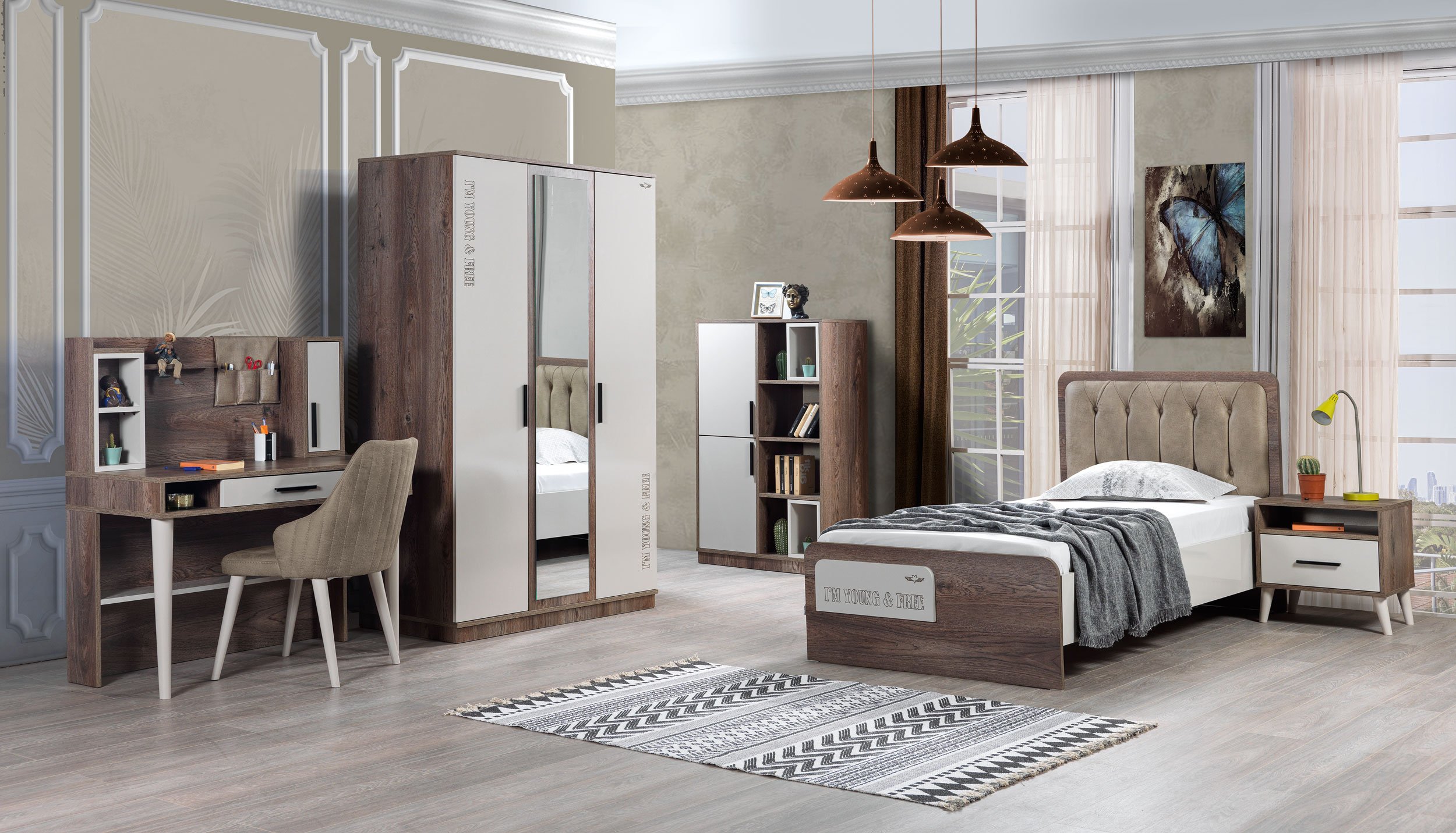 TREND GENÇ (1) Trend Jugendzimmer - Moderne Möbel für stilbewusste Jugendliche von Favori10